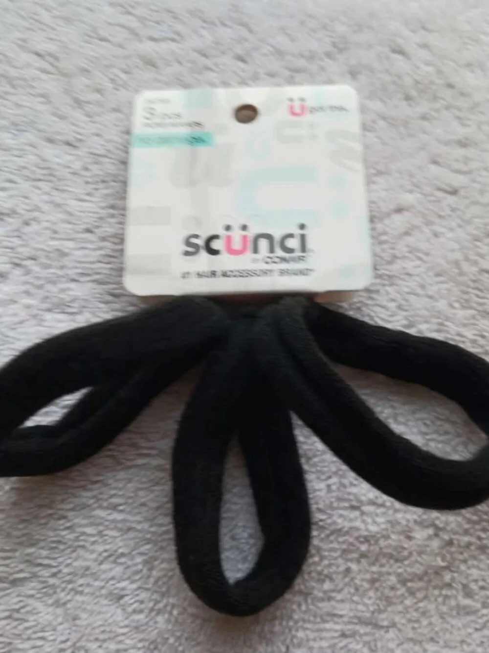 3 Scunci Ponywraps No Damage Large Soft Fabric No Metal Elastics Hair Bands